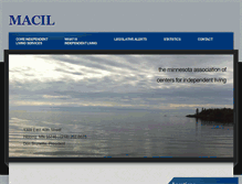 Tablet Screenshot of macil.org